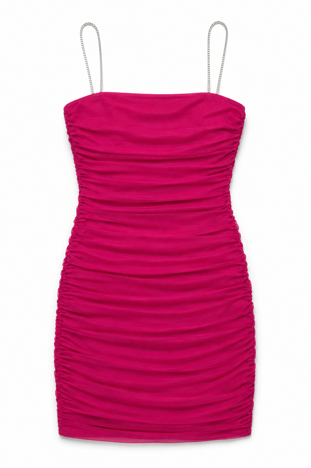 Liv Raspberry Mesh Reversible Cut Out Dress