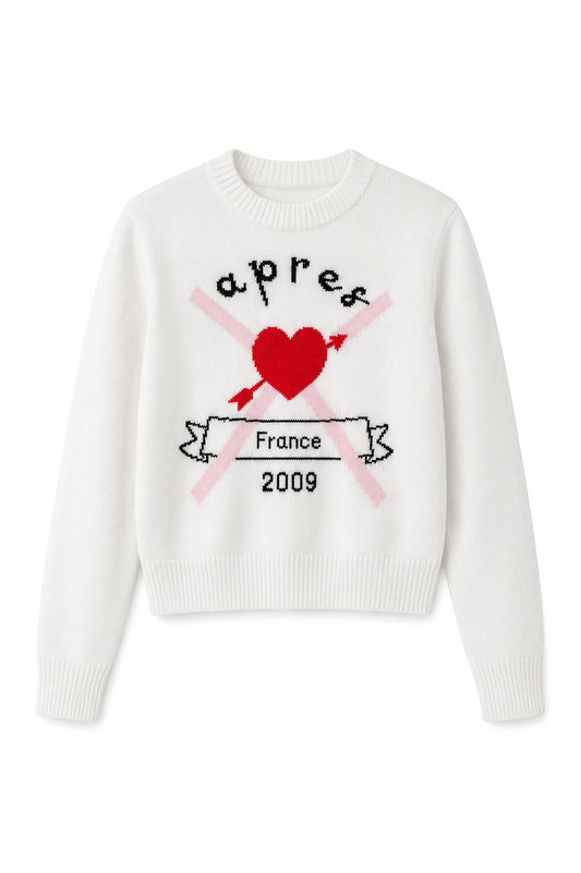 Tiegan Apres France Graphic Sweater