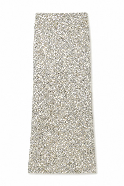 Delfina Long Sequin Skirt