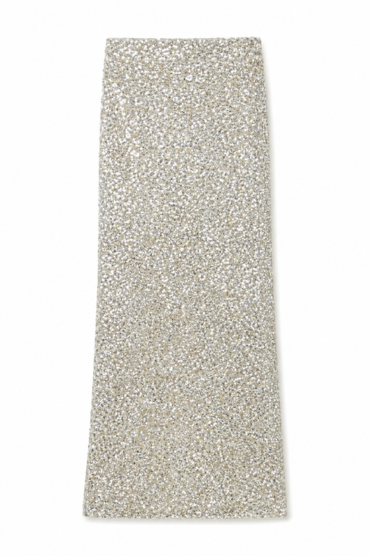 Delfina Long Sequin Skirt