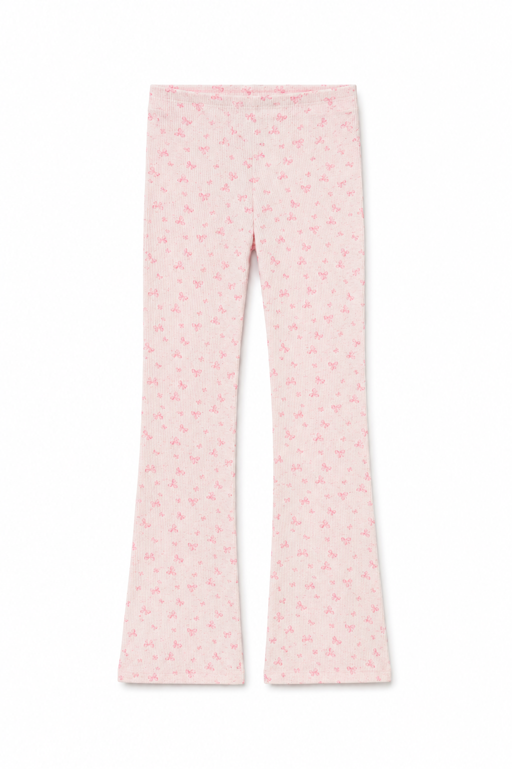 Peyton Pink on Pink Thermal Wide Leg Pants
