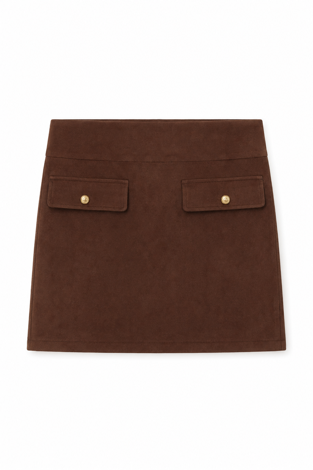 Sara Coco Corduroy Straight Mini Skirt