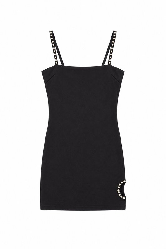 Riley Black Heart Cut Out Dress