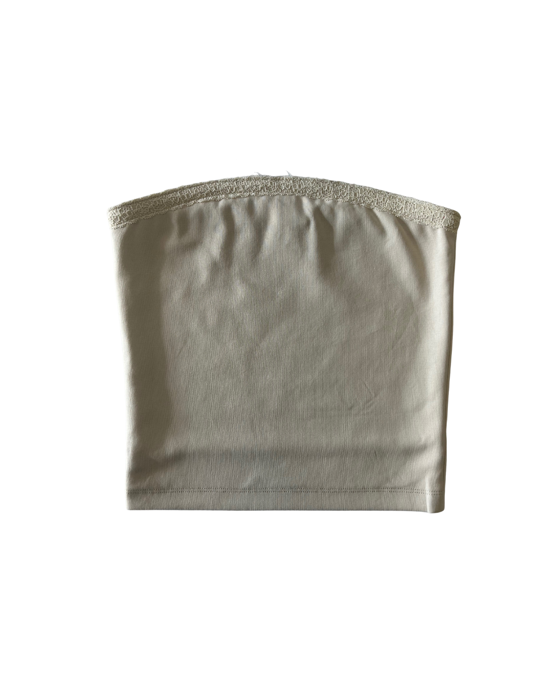 Alexa (long) Cream Cotton Spandex Longer Tube Top