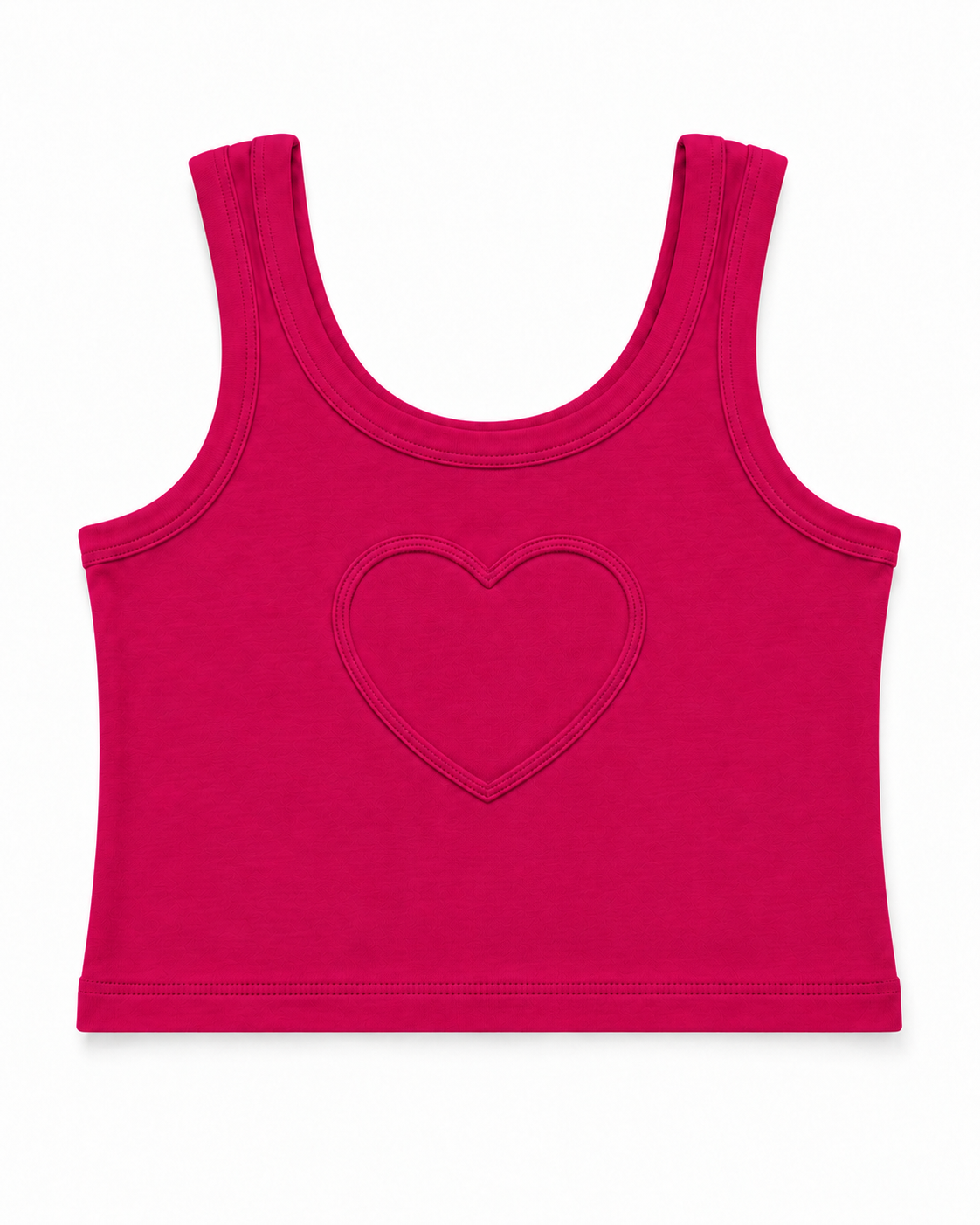 Harlow Rasberry Heart Cut Out Tank