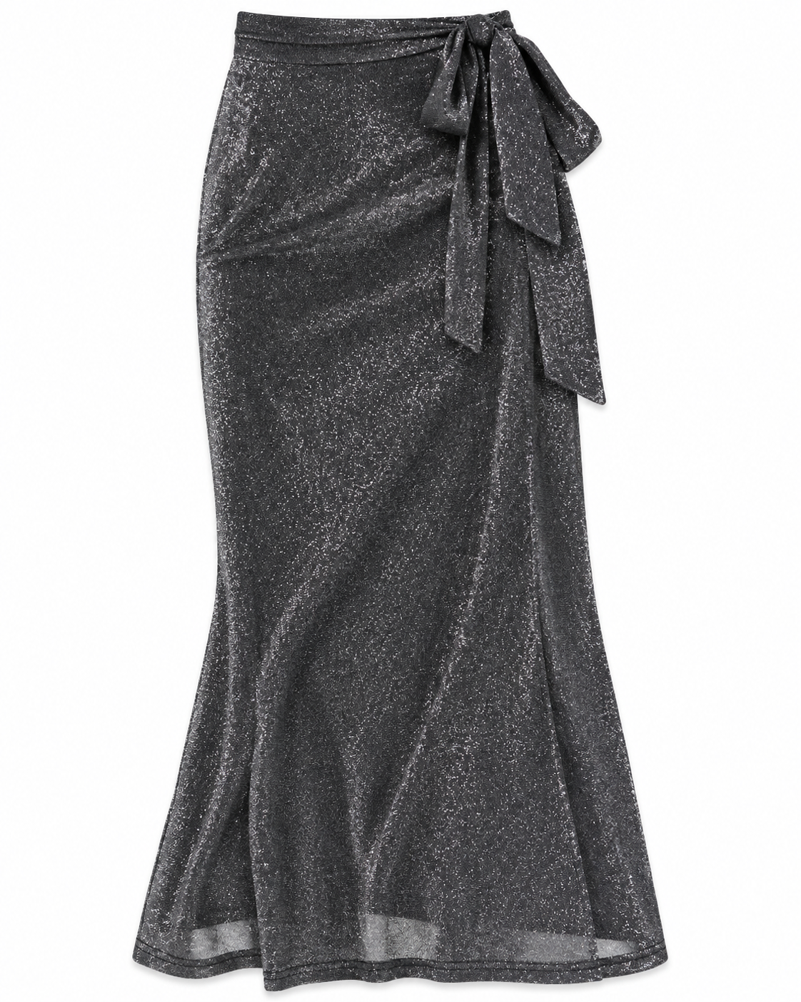 Joey Metal Satin Maxi Skirt