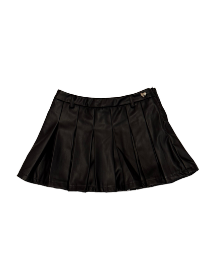 Jane Black Vegan Leather Pleated Skort
