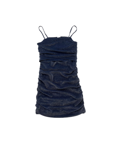 Liv Navy Metallic Dress