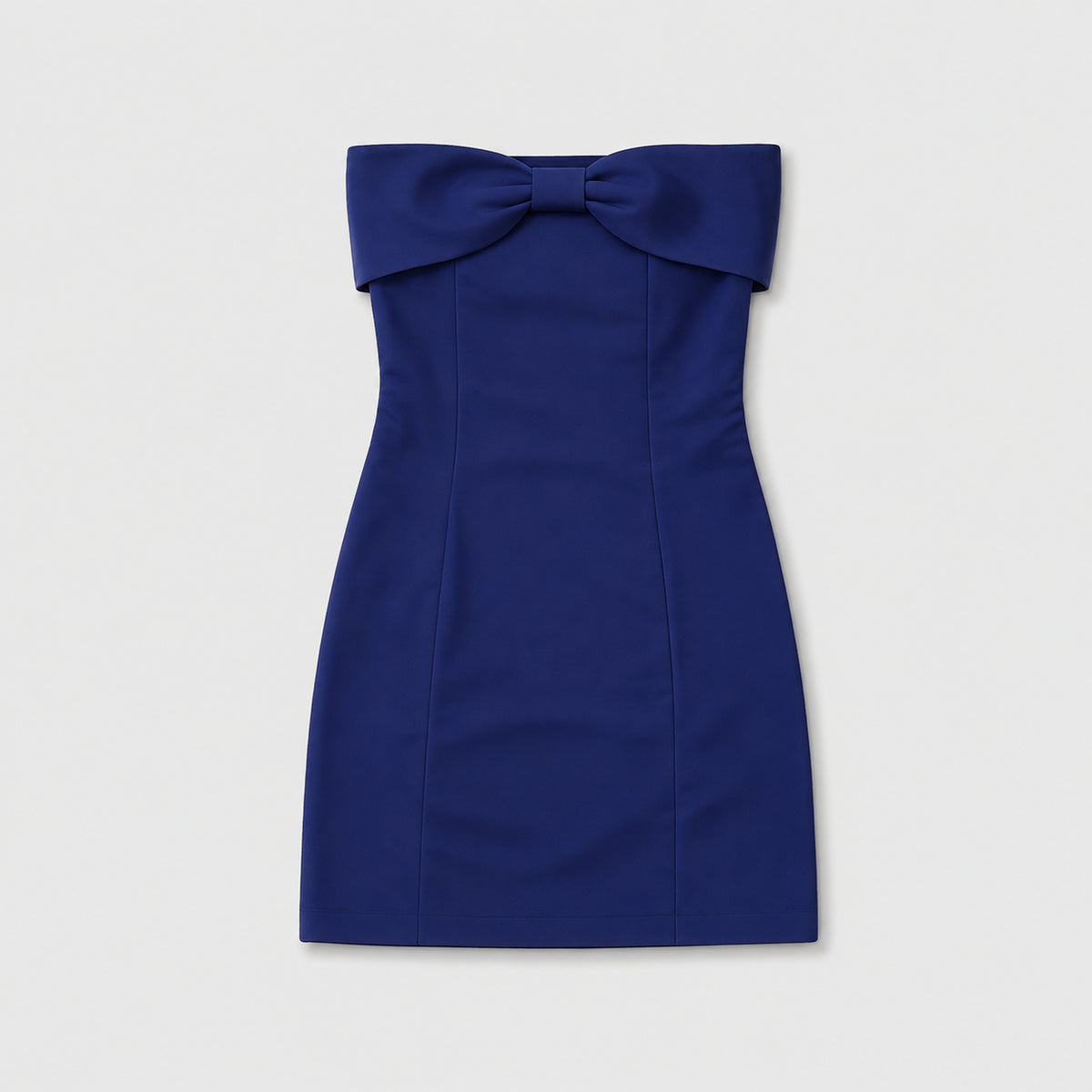 James Navy With Navy Bow Dress