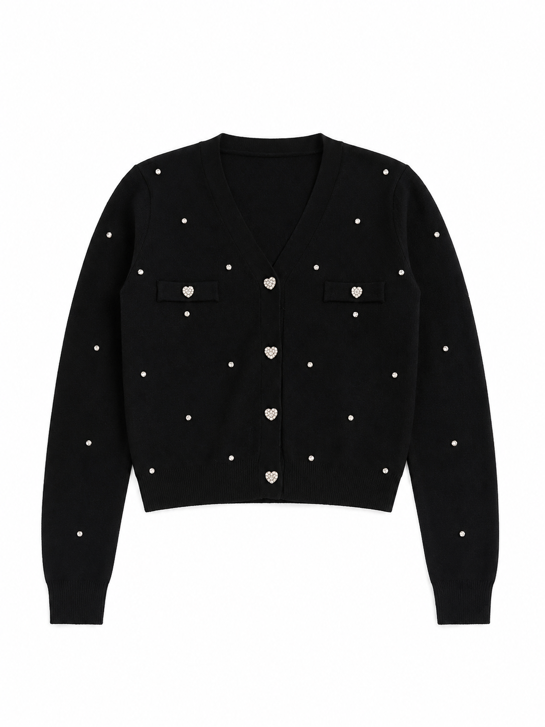 Mickey Black Stud Sweater