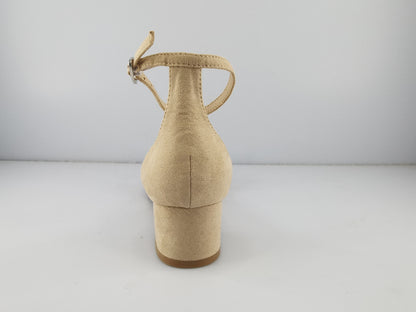Micaela Camel Mid Heel