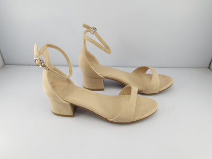 Micaela Camel Mid Heel