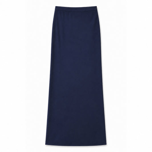 Joey Satin Maxi - Navy
