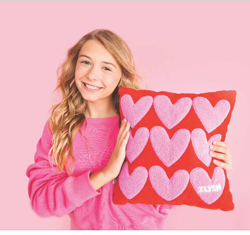 ILYSM Square Chenille Pillow