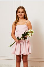 Bailey Satin Ballet Dress - Ballet Pink