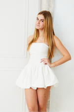Bailey Taffeta Ballet Dress - Winter White