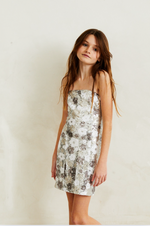 Maizy Silver Flower Sequin Dress