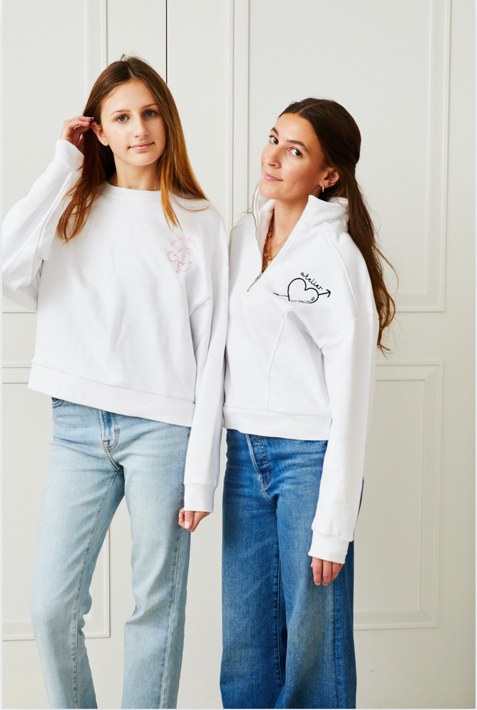 Crosby Half Zip Sweatshirt - Atelier
