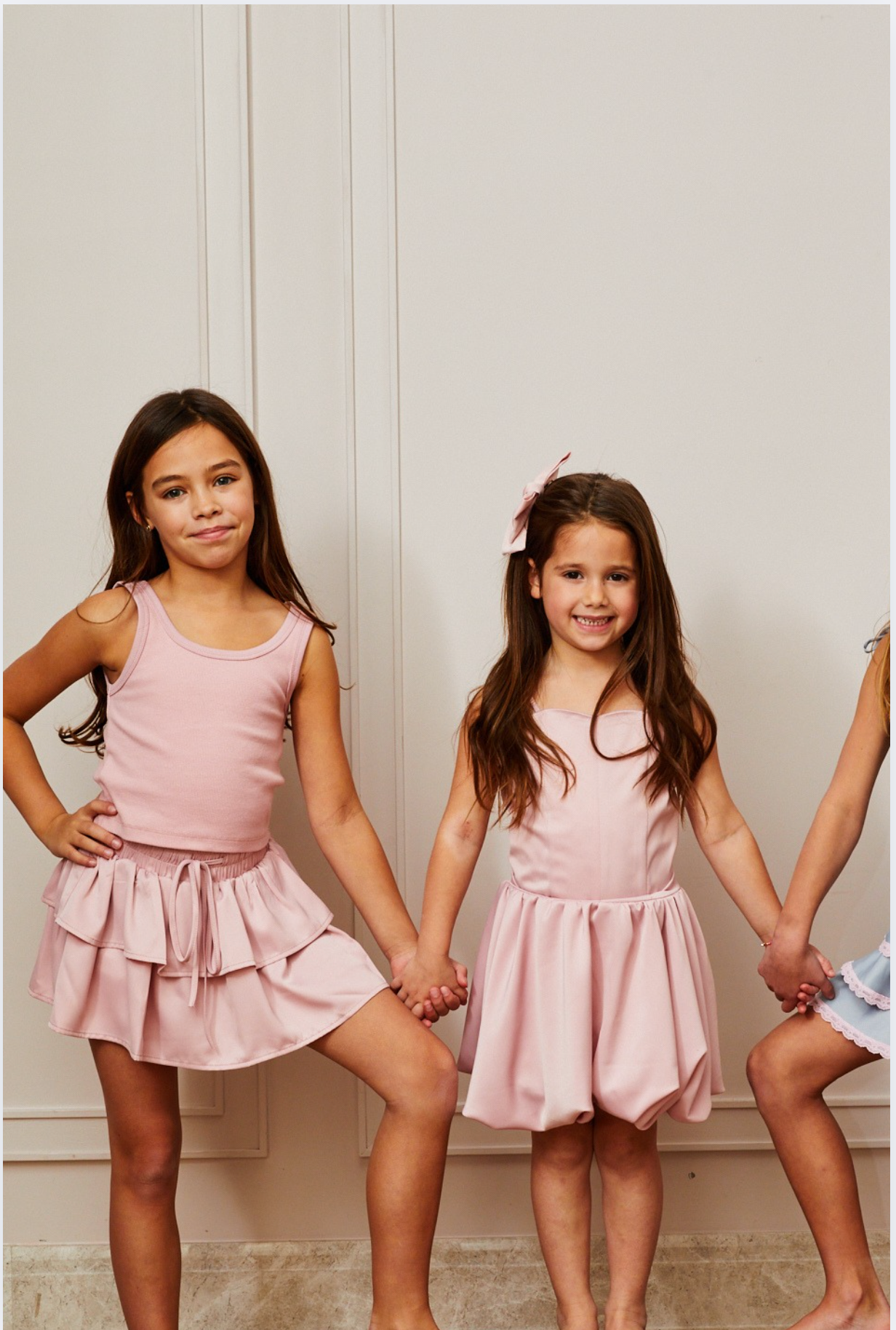 Willow Satin Ballet Pink Skort