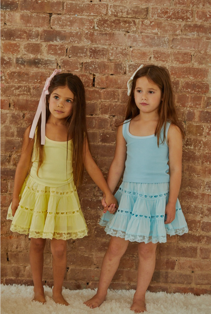 Sofia Pastel Blue Mini Skirt