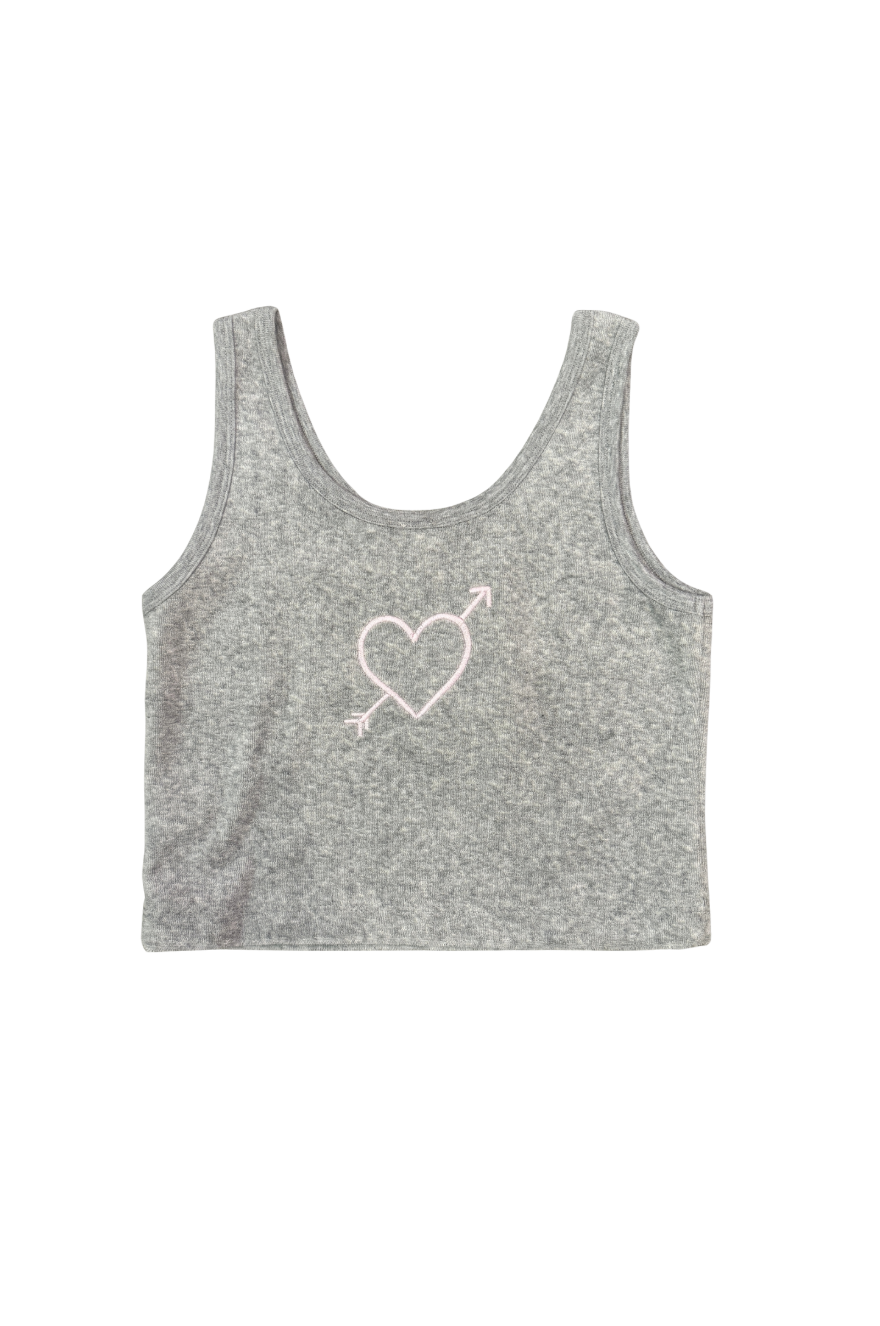Emma Grey With Heart & Arrow Terry Tank