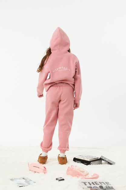Jessie Rose Pink French Terry Jogger - Low Key