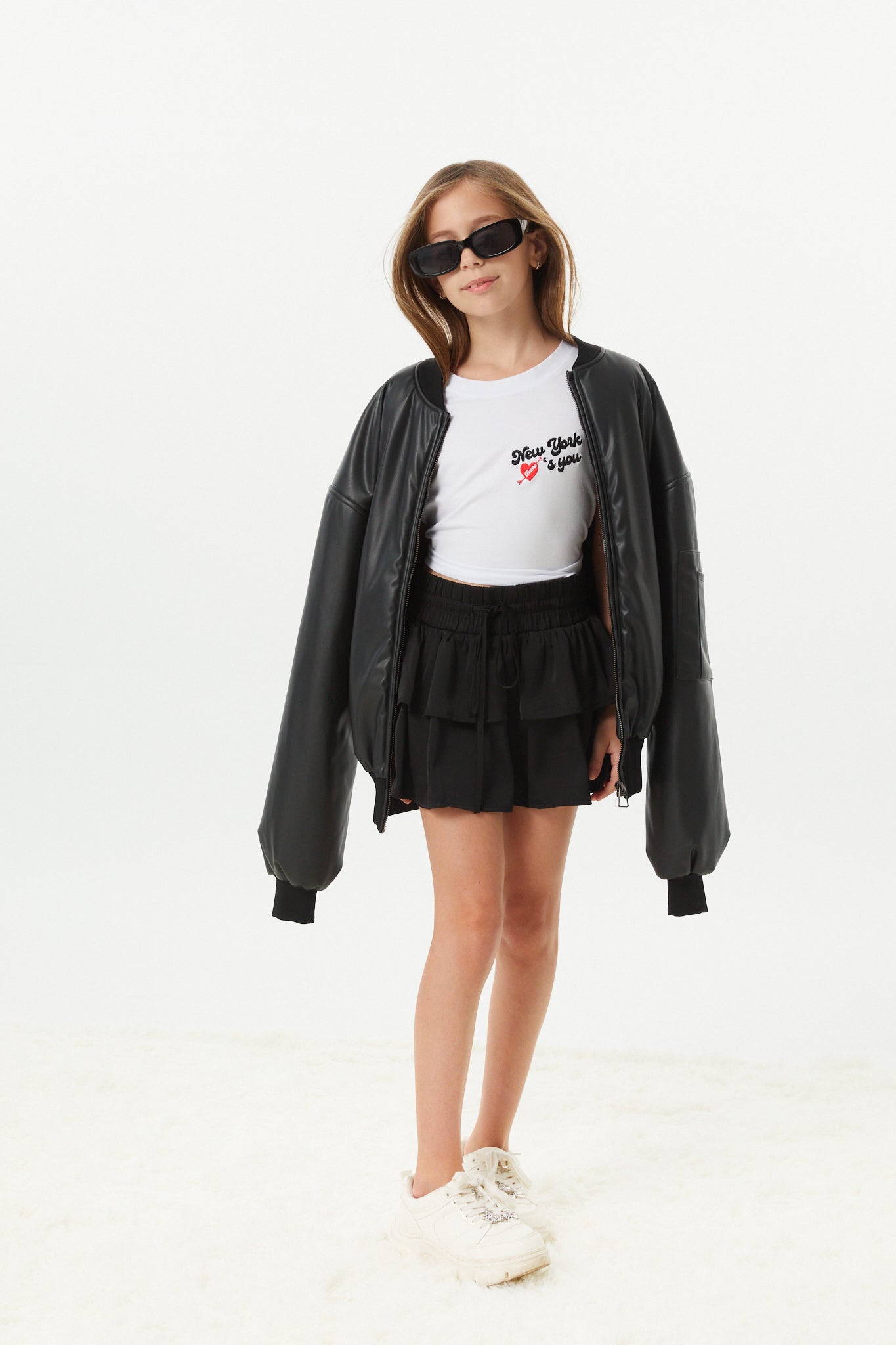 Valley Black Vegan Leather Jacket