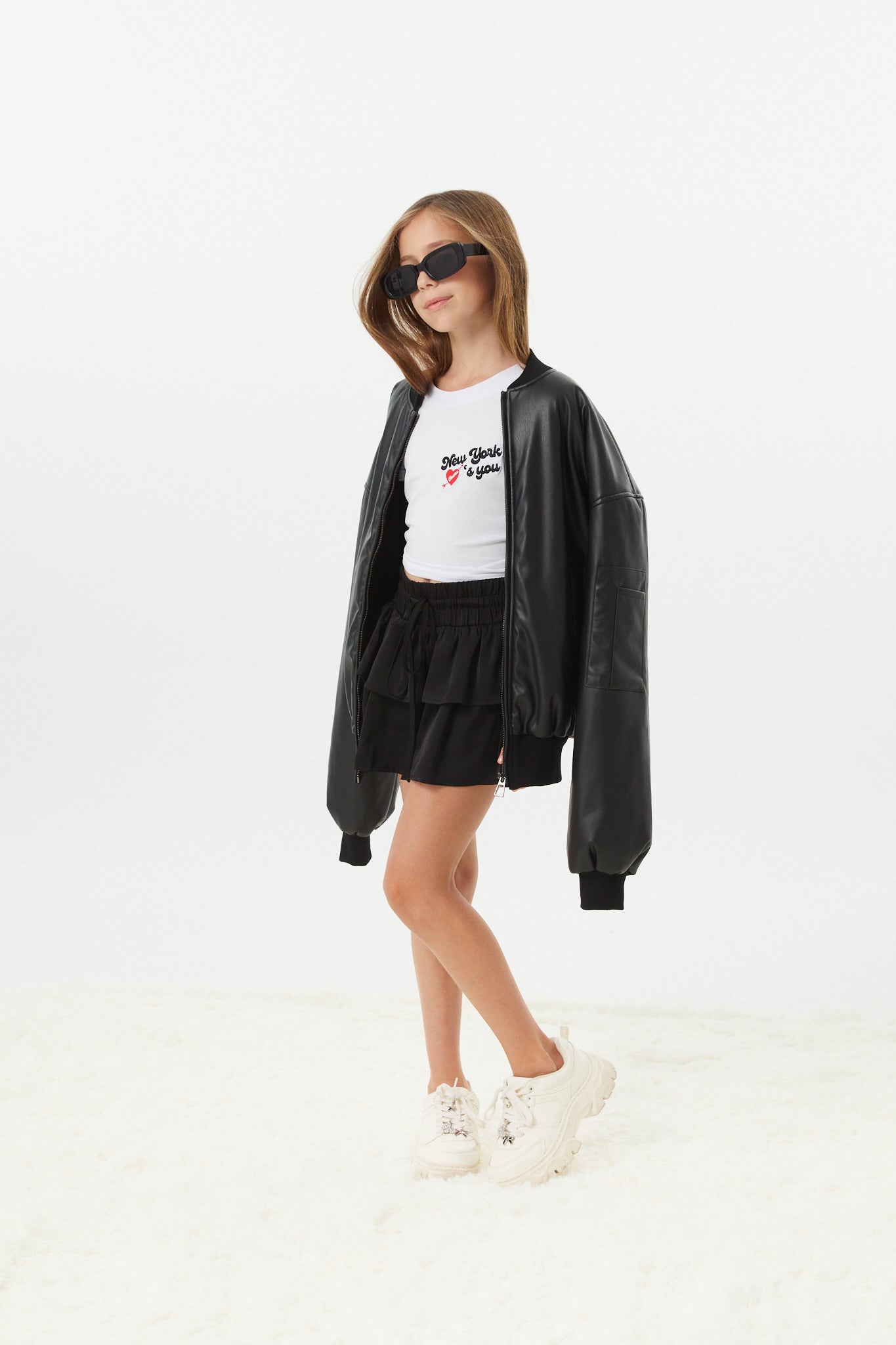 Valley Black Vegan Leather Jacket