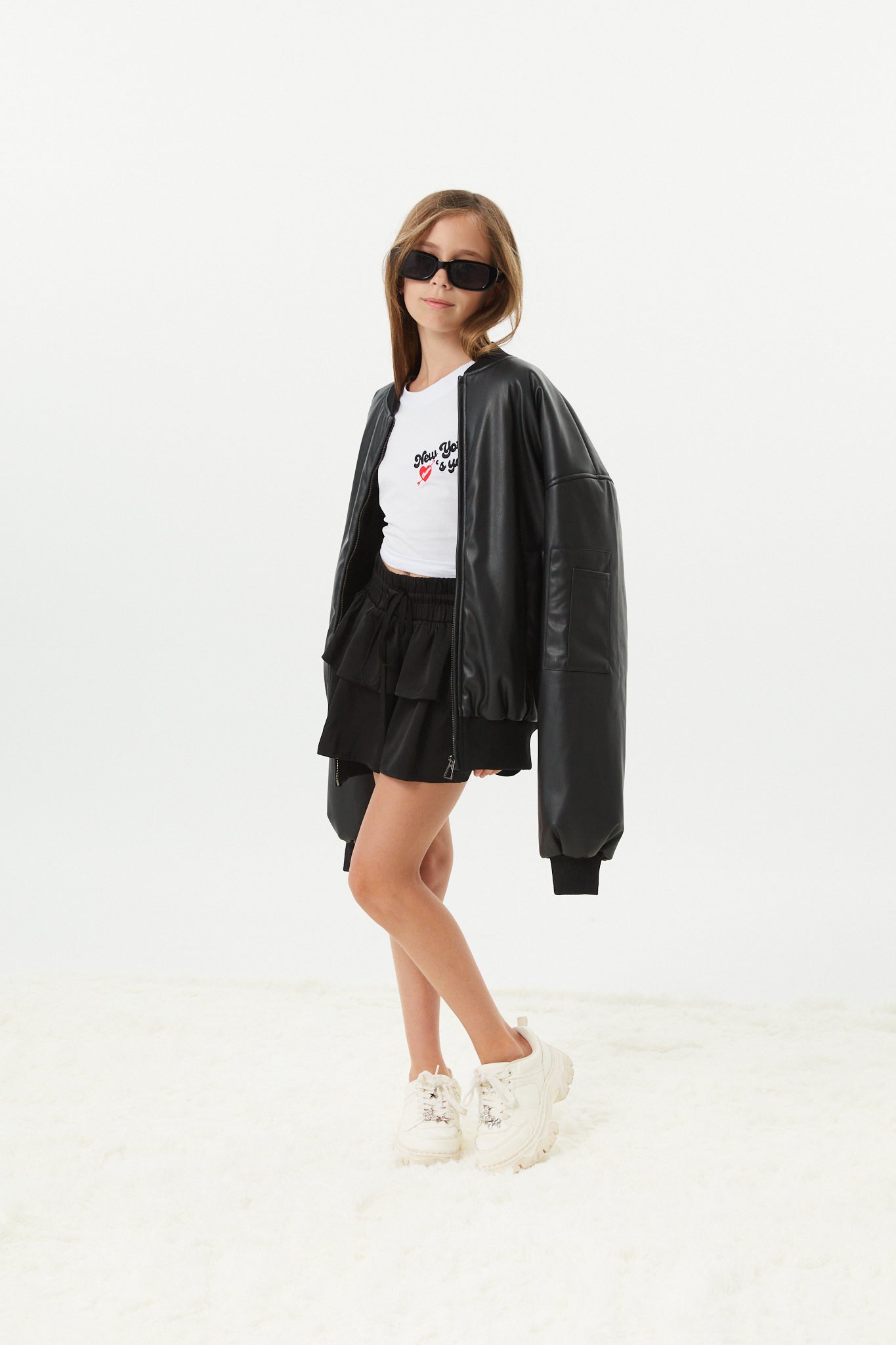 Valley Black Vegan Leather Jacket