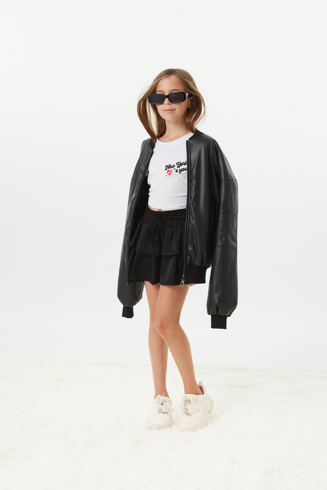 Valley Black Vegan Leather Jacket