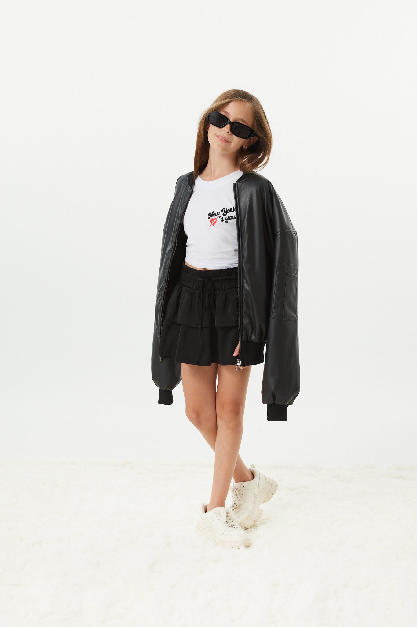 Valley Black Vegan Leather Jacket