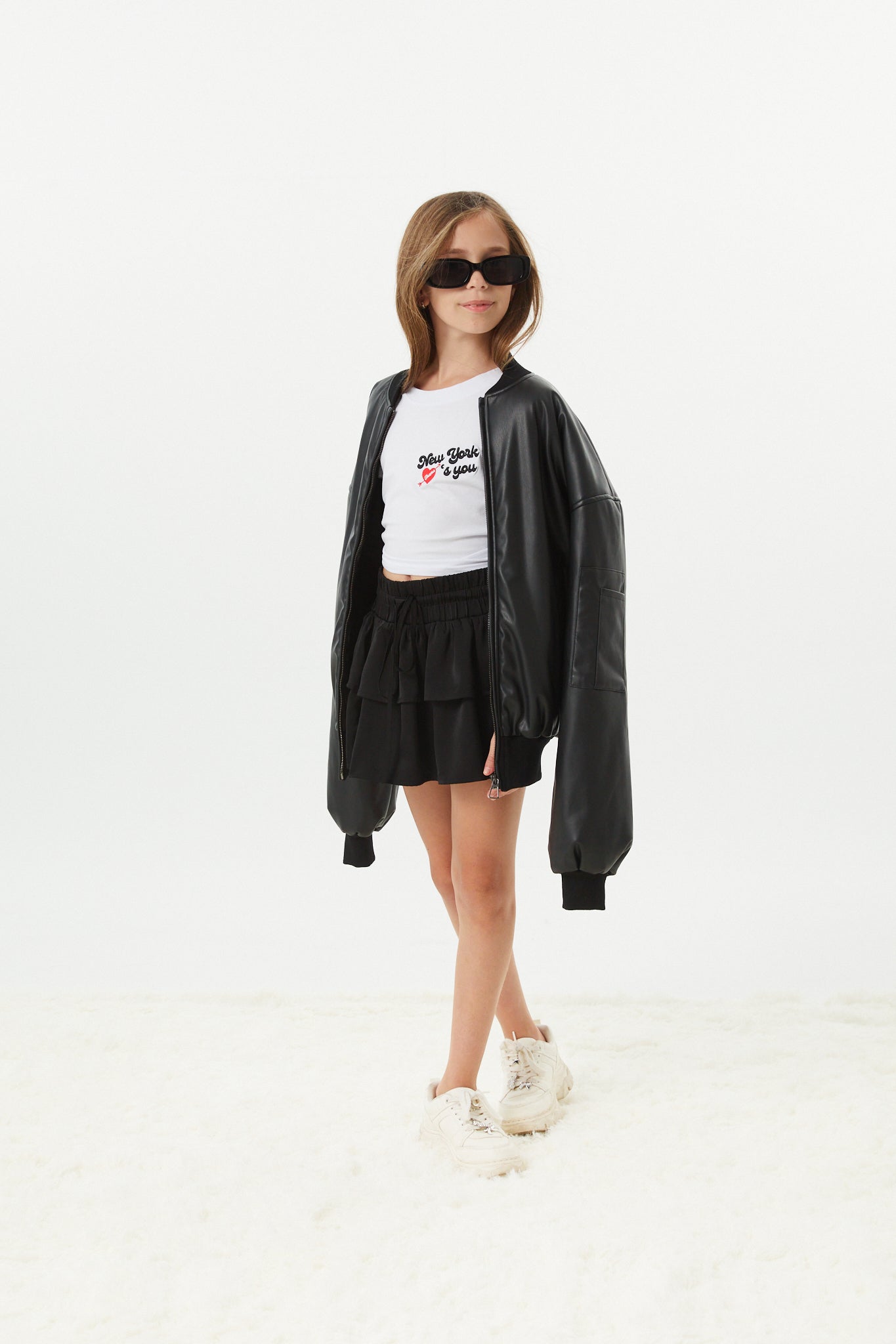 Valley Black Vegan Leather Jacket