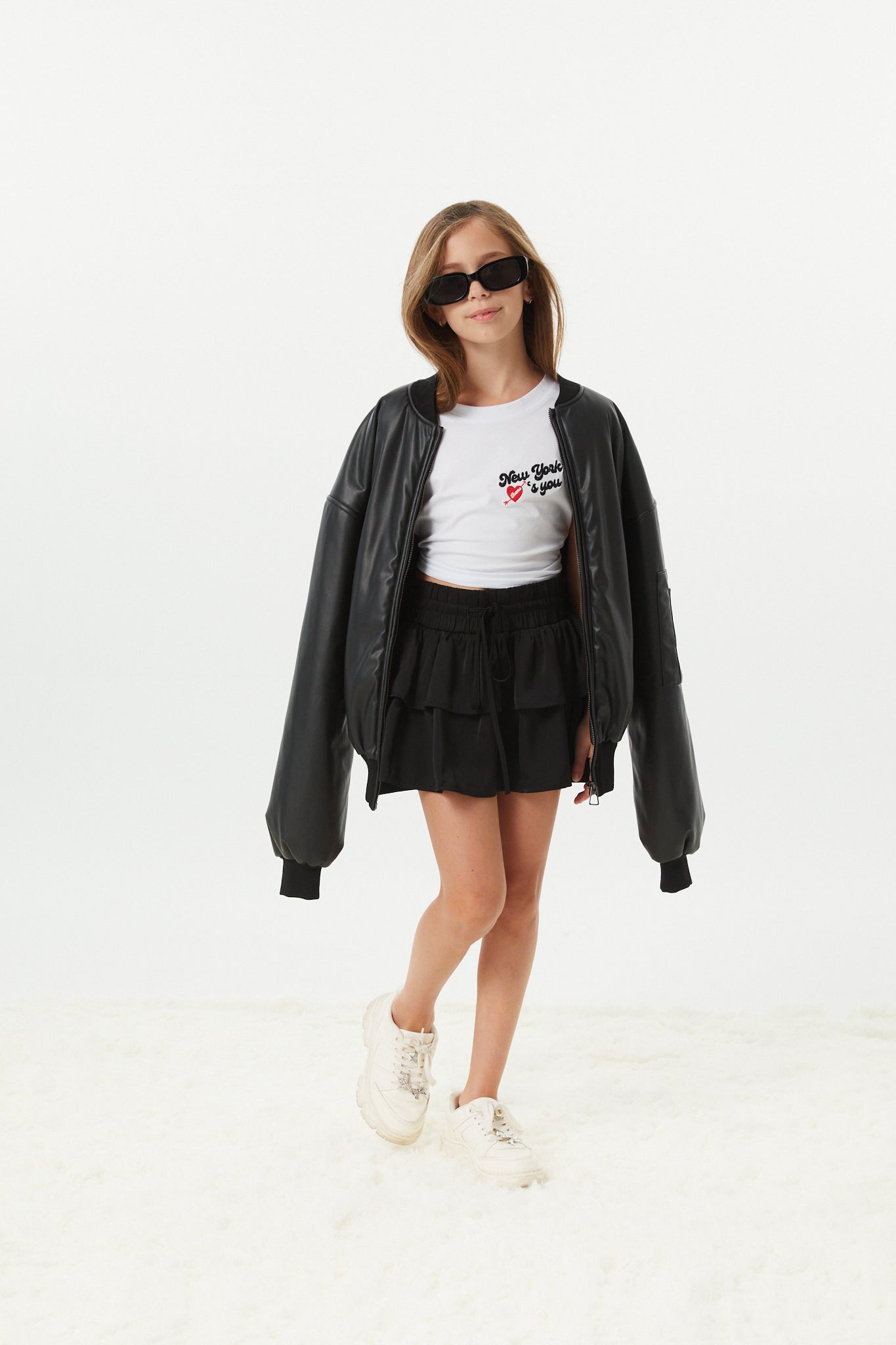 Valley Black Vegan Leather Jacket
