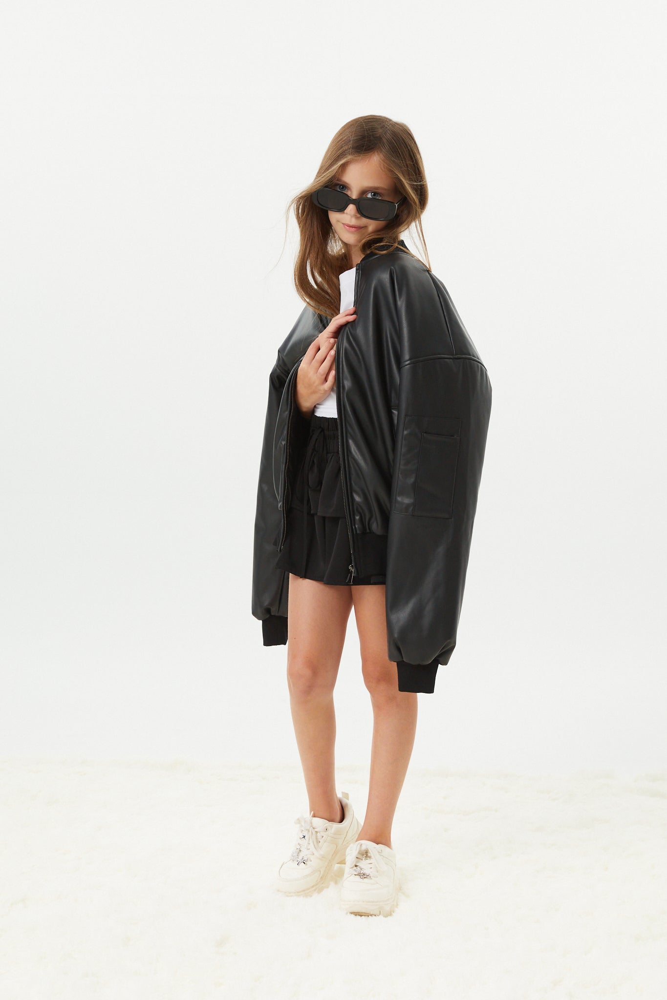 Valley Black Vegan Leather Jacket
