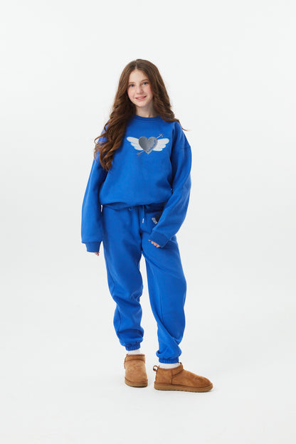 Jessie Royal Blue French Terry Jogger - Perfect Angel