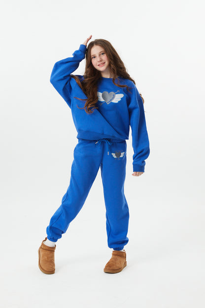 Jessie Royal Blue French Terry Jogger - Perfect Angel