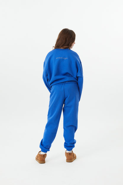 Jessie Royal Blue French Terry Jogger - Perfect Angel