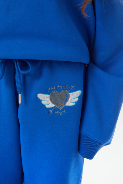 Jessie Royal Blue French Terry Jogger - Perfect Angel