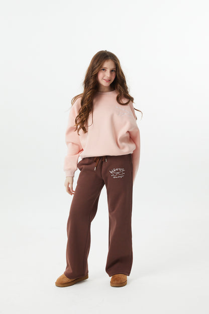 Cami Coco French Terry Wide Leg Jogger - Bisou