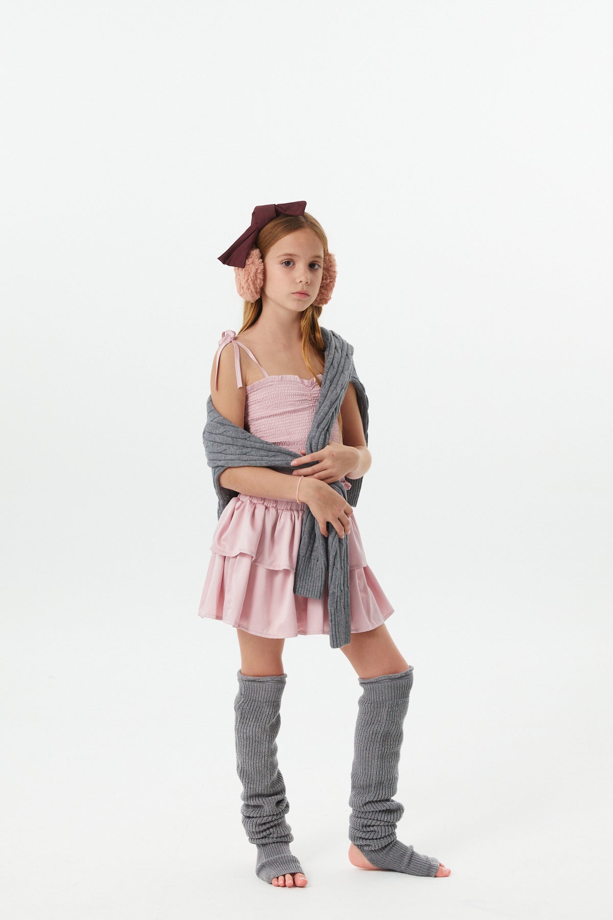 Willow Mauve Satin Skort