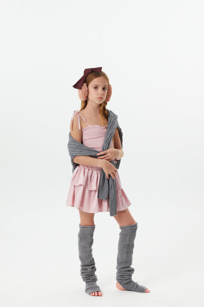 Willow Mauve Satin Skort
