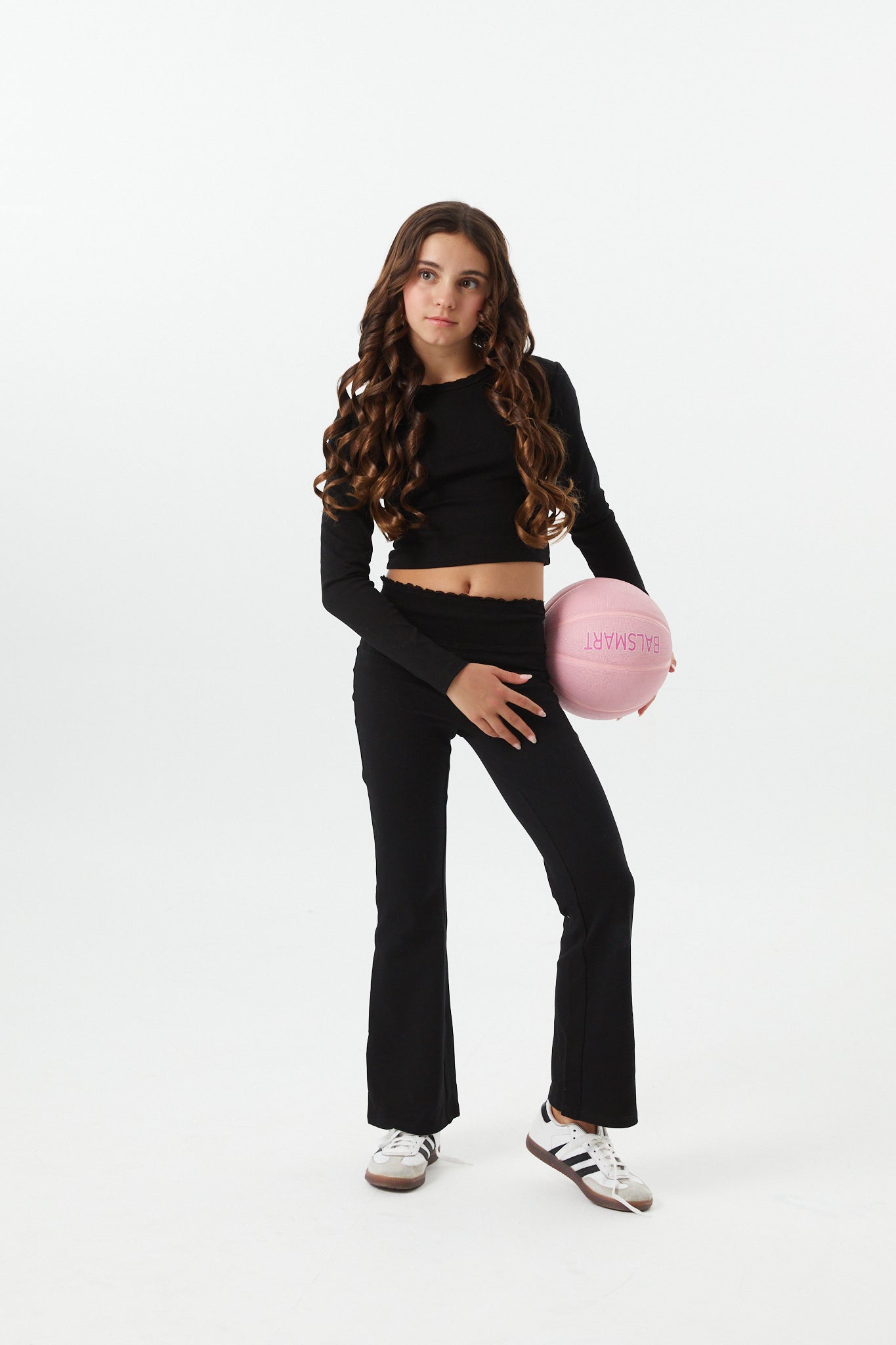 Mae Black Legging Flare