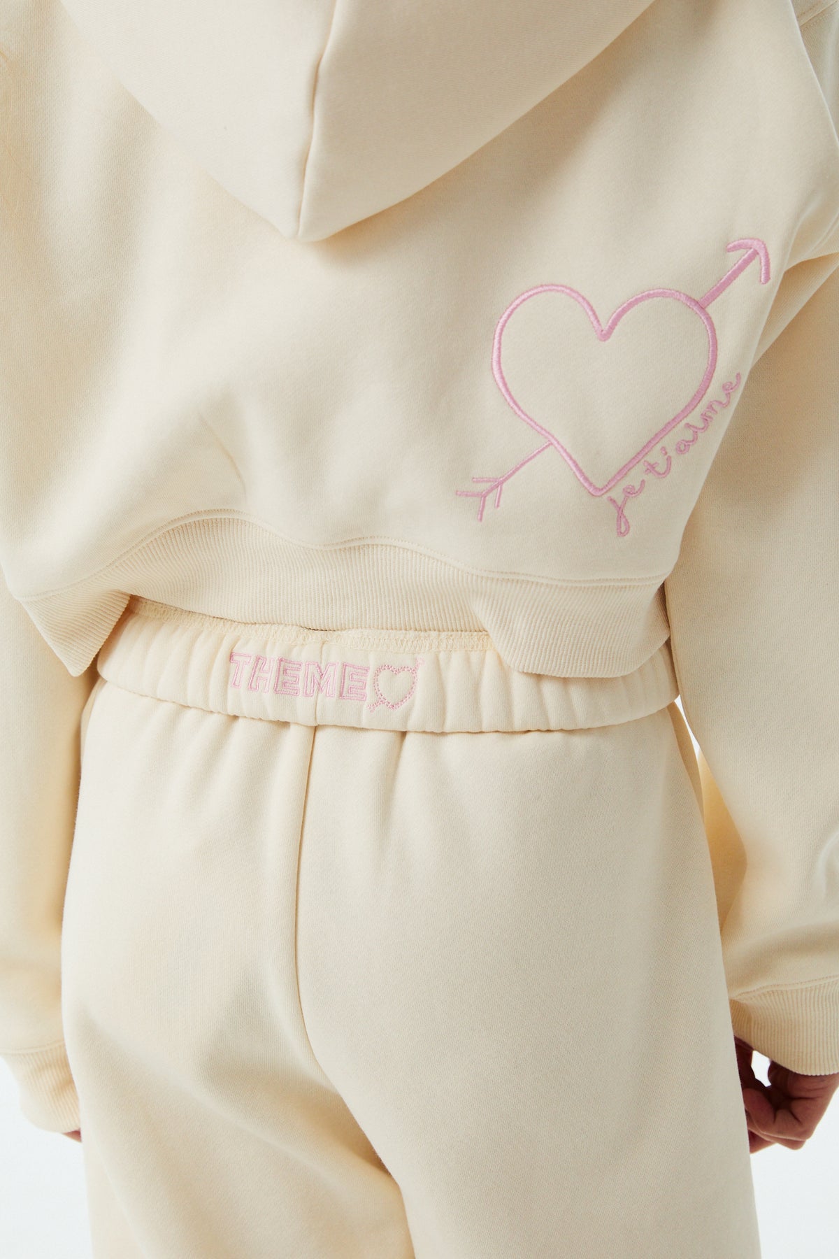 Mia Winter White French Terry Zip up Hoodie - Ma Cherie