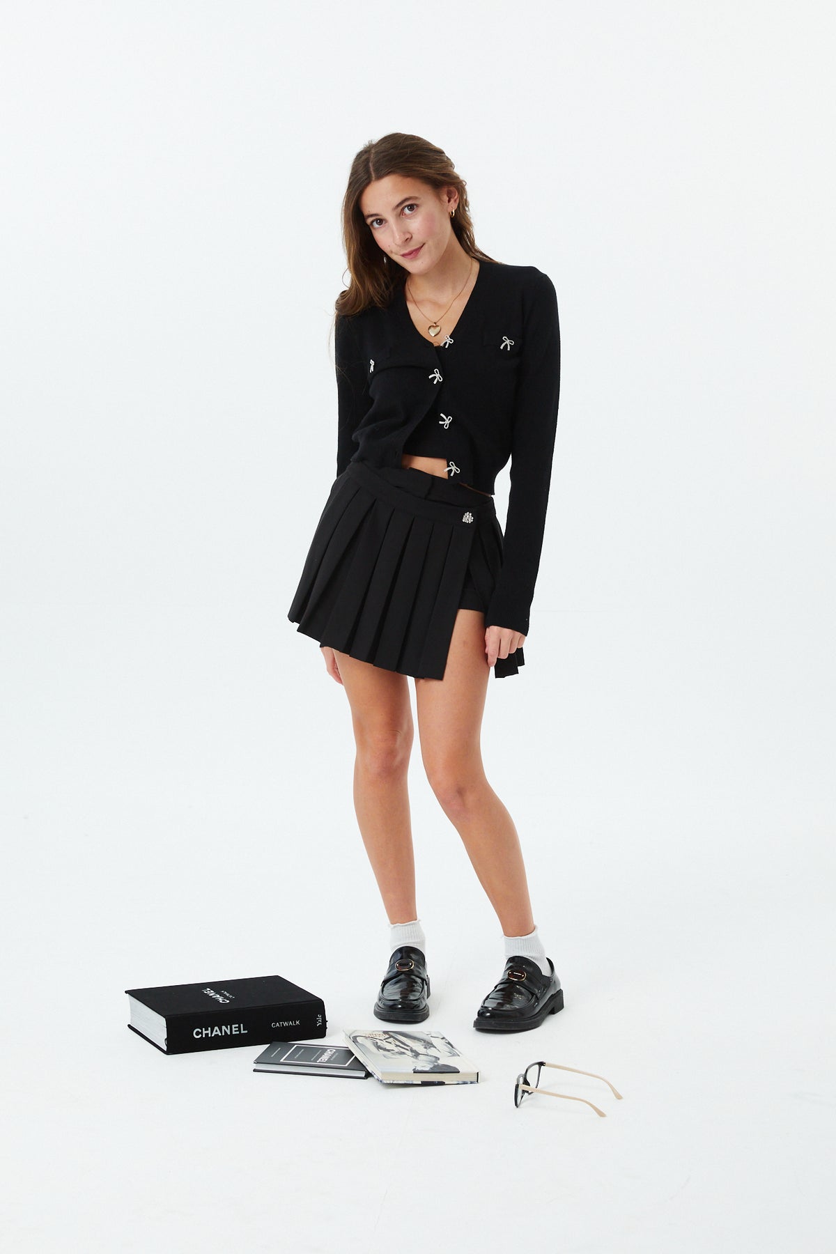 Jane Black Soft Pleated Skort