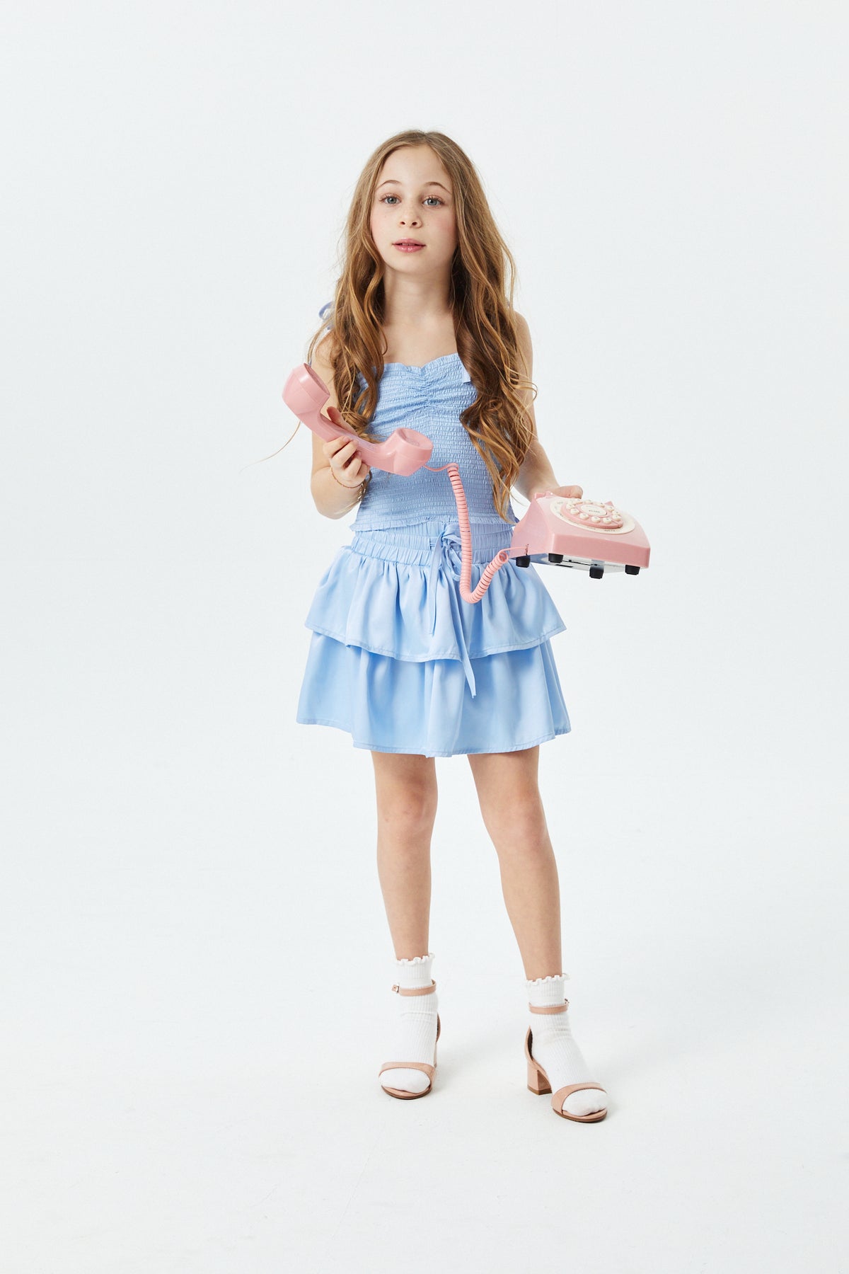 Willow Sky Satin Skort
