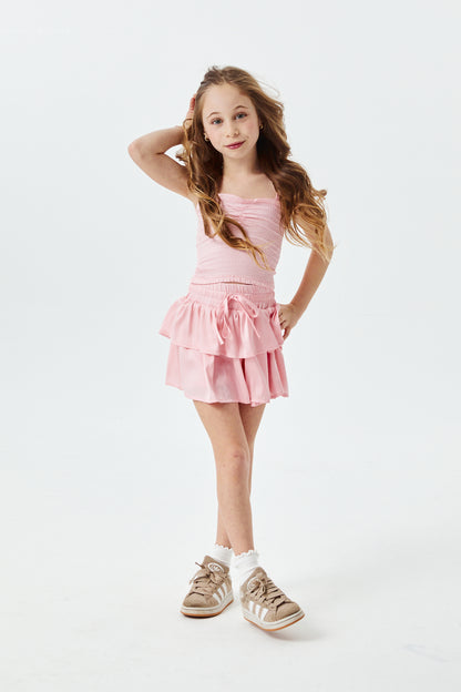 Willow Ballet Pink Satin Skort