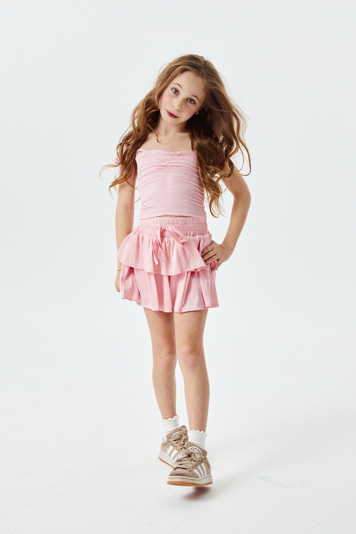Willow Ballet Pink Satin Skort