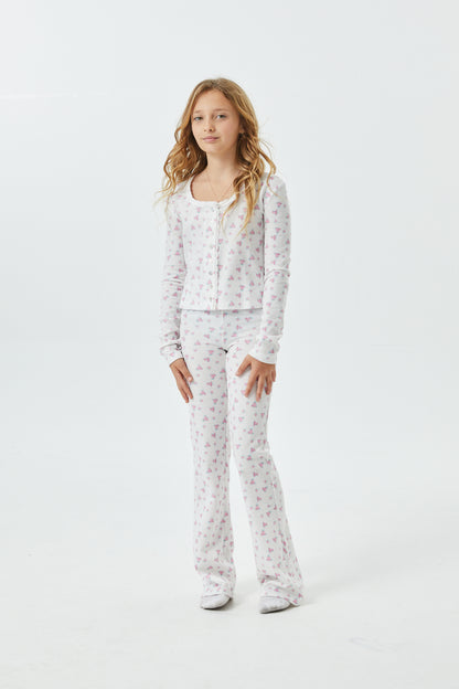Marni White With Pink Thermal Button Down