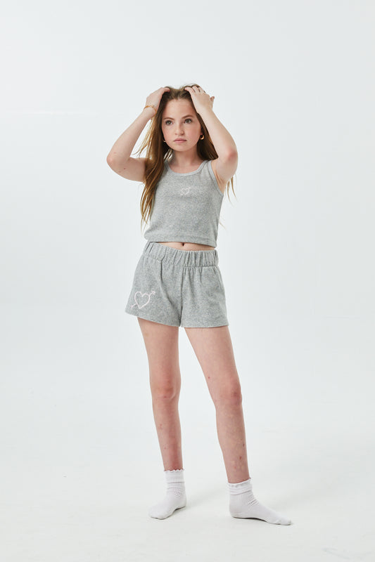 Emma Grey With Heart & Arrow Terry Tank