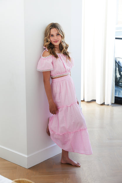 Shay Pink Heart Top